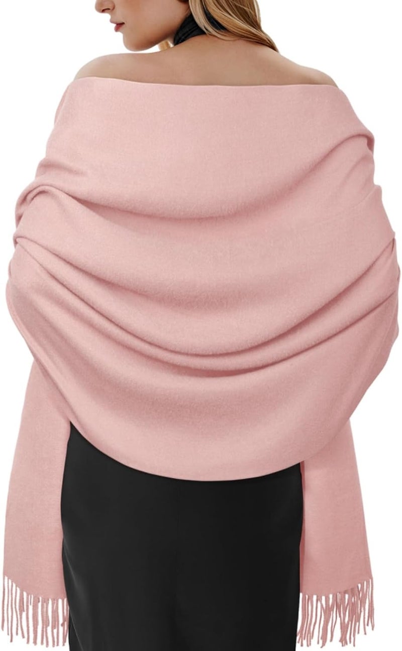 Darller Winter Scarf for Women Pashmina Shawls and Wraps for Evening Dresses Wedding Party Bridesmaid Warm Long Scarves Shawl - Image 1